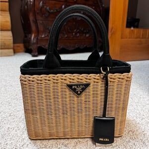 Prada bamboo bag medium